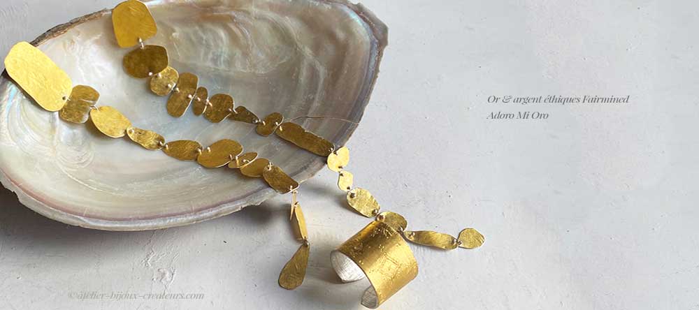 Adoro Mi Oro nouveau talent création de bijoux en or et argent éthiques par Adoro Mi Oro