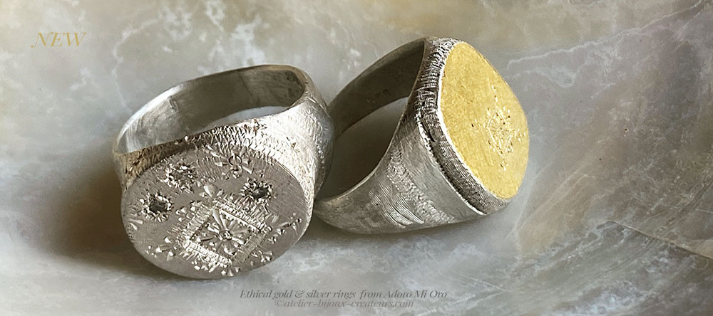 Adoro Mi Oro nouveau talent création de bijoux en or et argent éthiques par Adoro Mi Oro