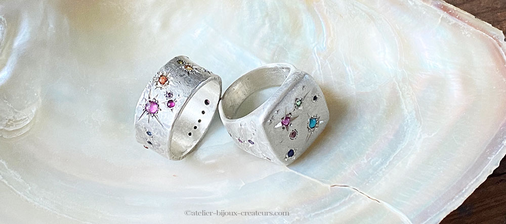 alliances de createurs en or chez l'Atelier des BIjoux Créateurs