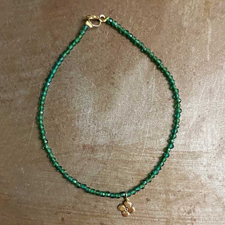 Bracelet Agate Verte Sapin