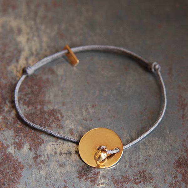 Bracelet Disque Lovepépite Or
