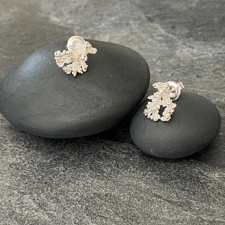 Boucles d'oreilles Pemba argent moyen modèle