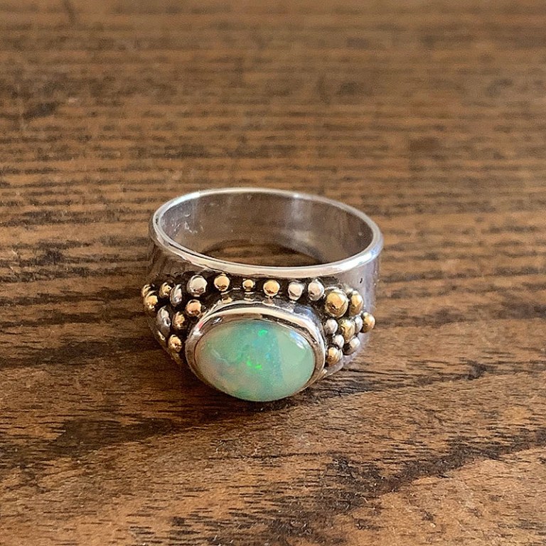 Bague opale Pearl