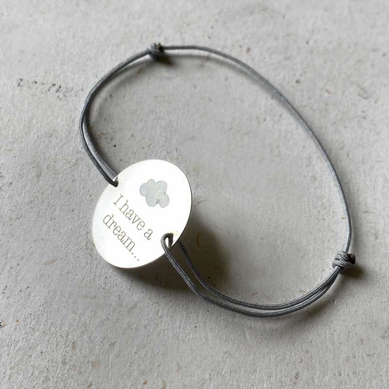 Bracelet médaille I have a dream...