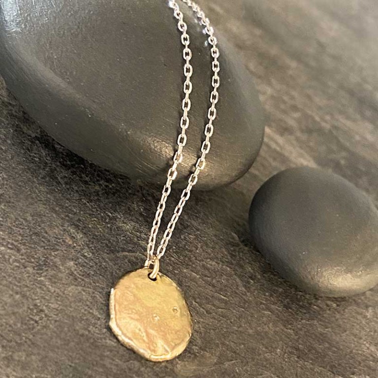Collier Ernest Vermeil & Argent Rhodié