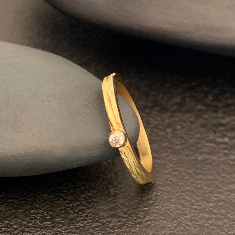 Bague Fine Scortea 1 Diamant
