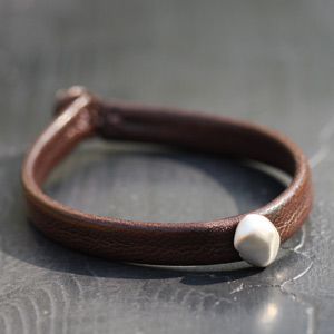 Bracelet Cuir Caillou