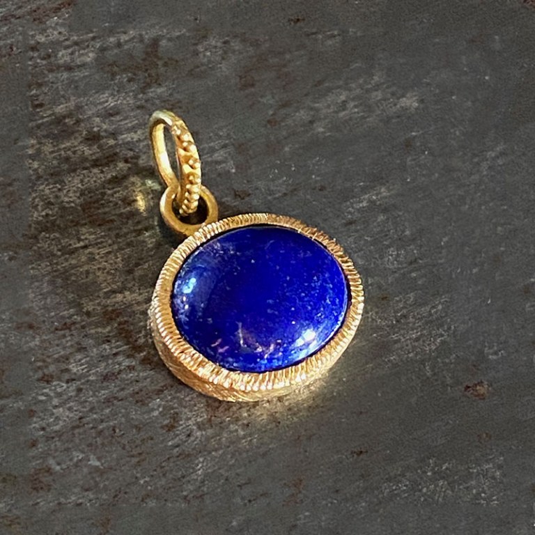 Pendentif Cabochon Lapis lazuli