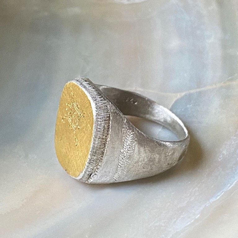 Chevalière Toscanella Or/Argent
