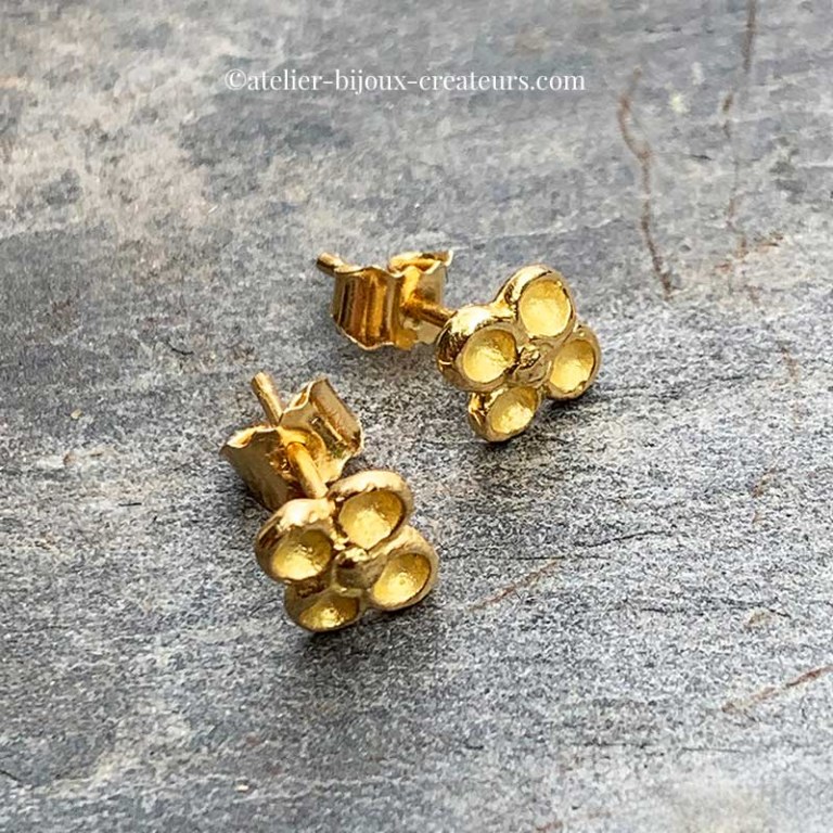 Boucles d'oreilles Fleurs de cerisier