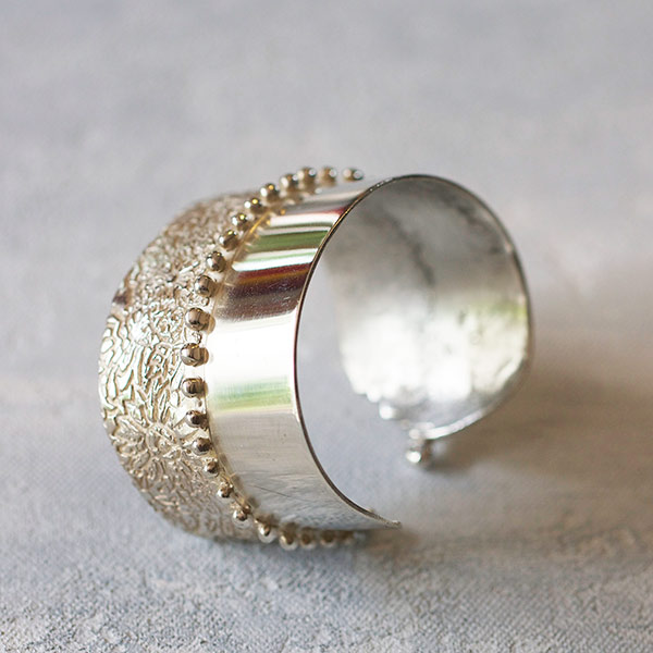 Manchette Pointillée Argent