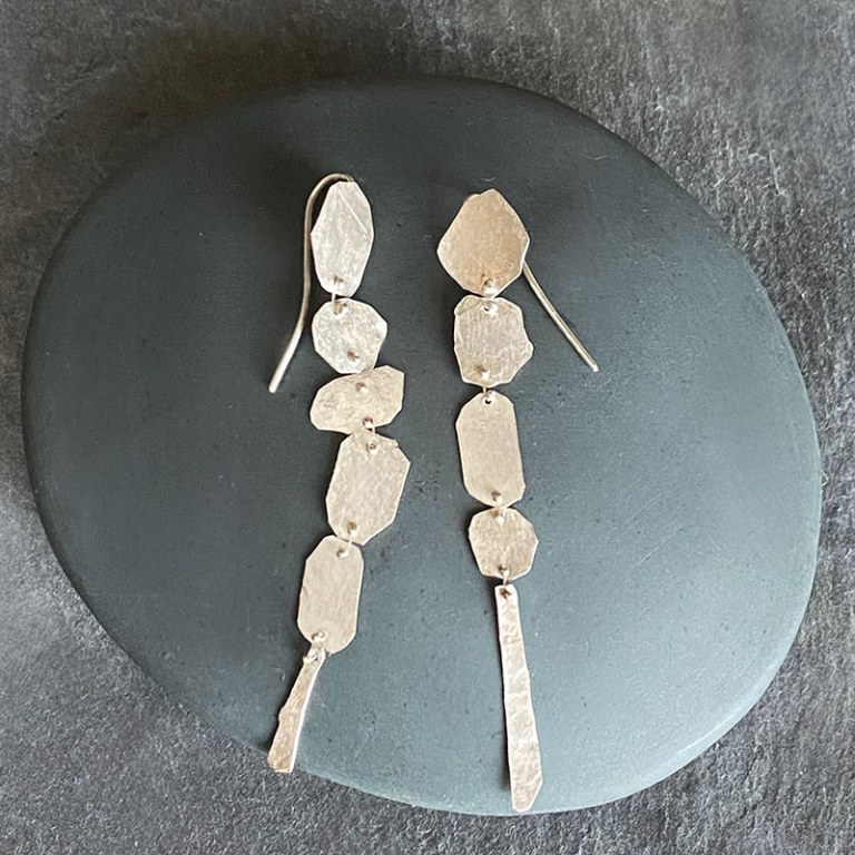 Boucles d'oreilles Salomé Argent 5 éléments