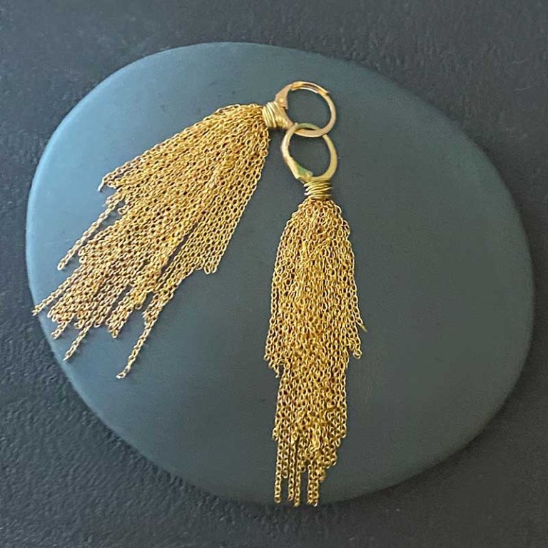 Boucles d'oreilles Fall Gold