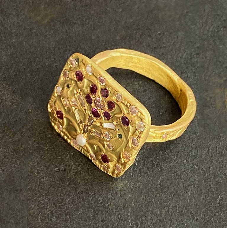 Bague Arbre de Vie Diamants  sur commande