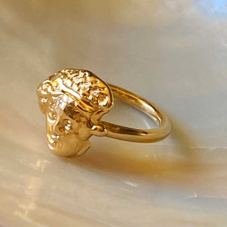 Bague Visage Antique imaginaire