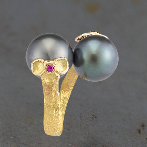 Bague Perles de Tahiti