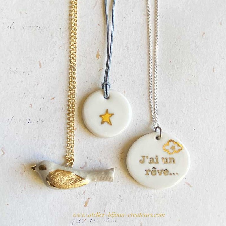Pendentifs Porcelaine
