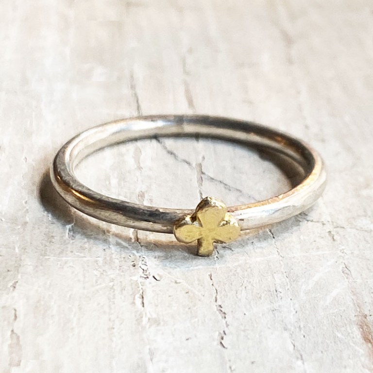 Bague Jonc Trèfle