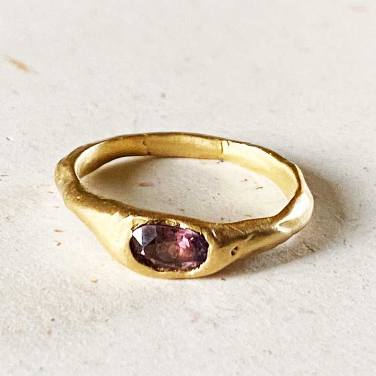 Bague Atochia Spinelle mauve