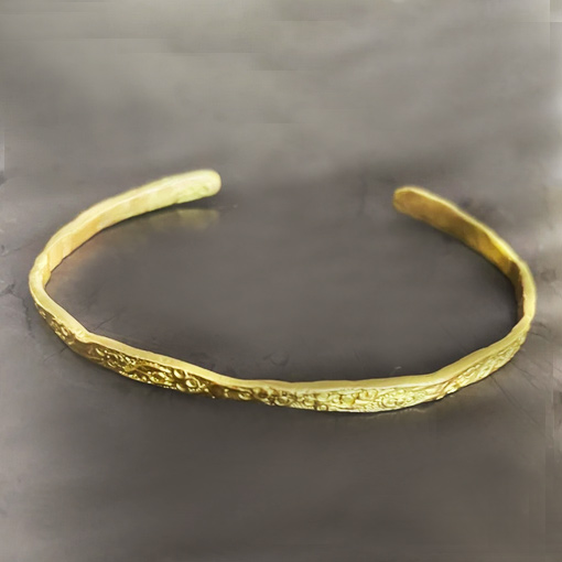 Bracelet Jonc Ouvert or jaune 