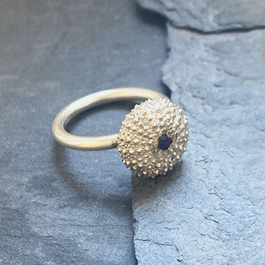 Bague Oursin saphir