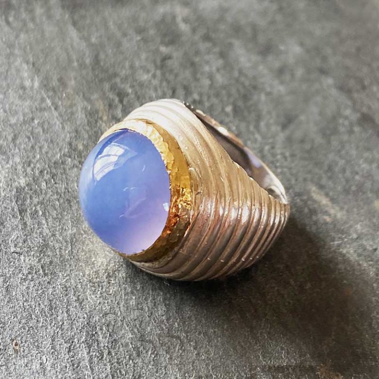 Bague Calcédoine