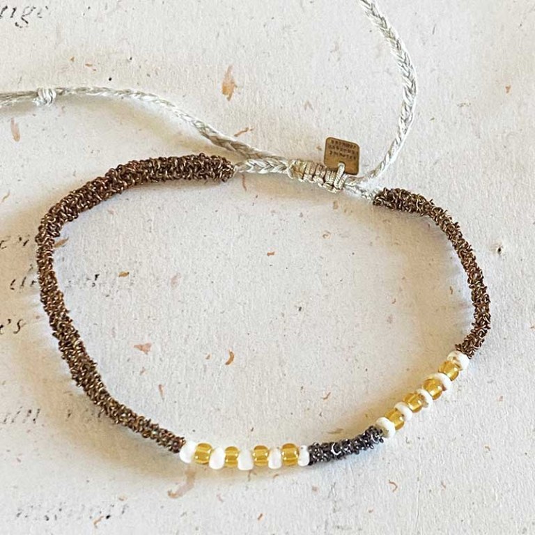 Bracelet Fin Azila Laiton Brut