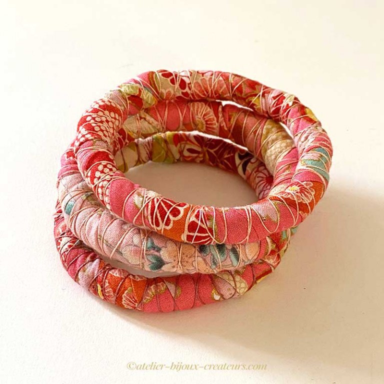 Trio de Bracelets Textile