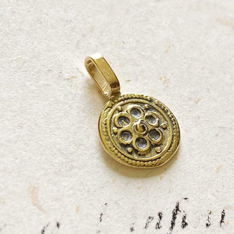 Médaille Charm's Or Rosace