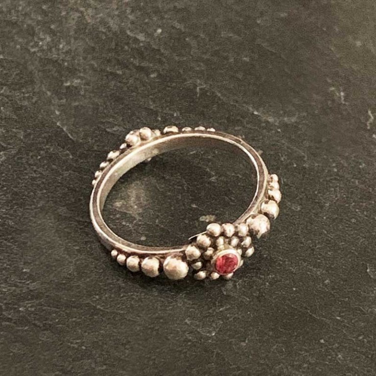 Bague Granulation Tourmaline